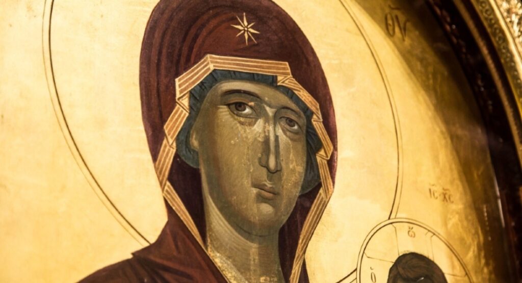 Lady of Cicero Weeping Icon